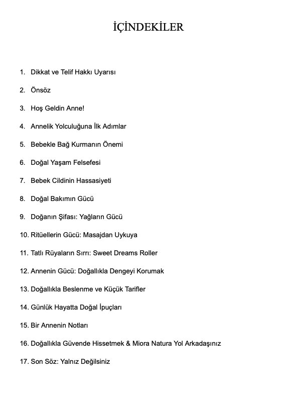 Bebeğimle İlk Adımlar - E-Kitap